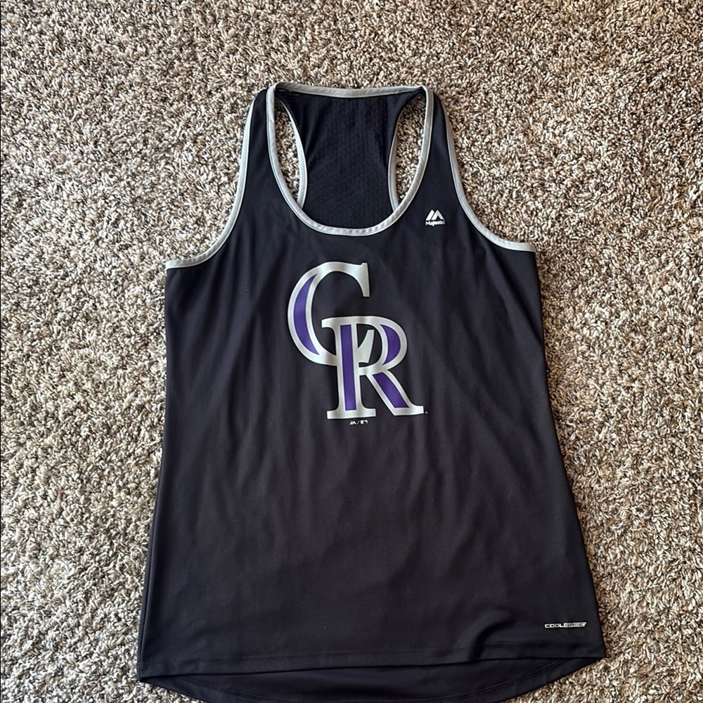 Colorado Rockies Women's Black Tank Top